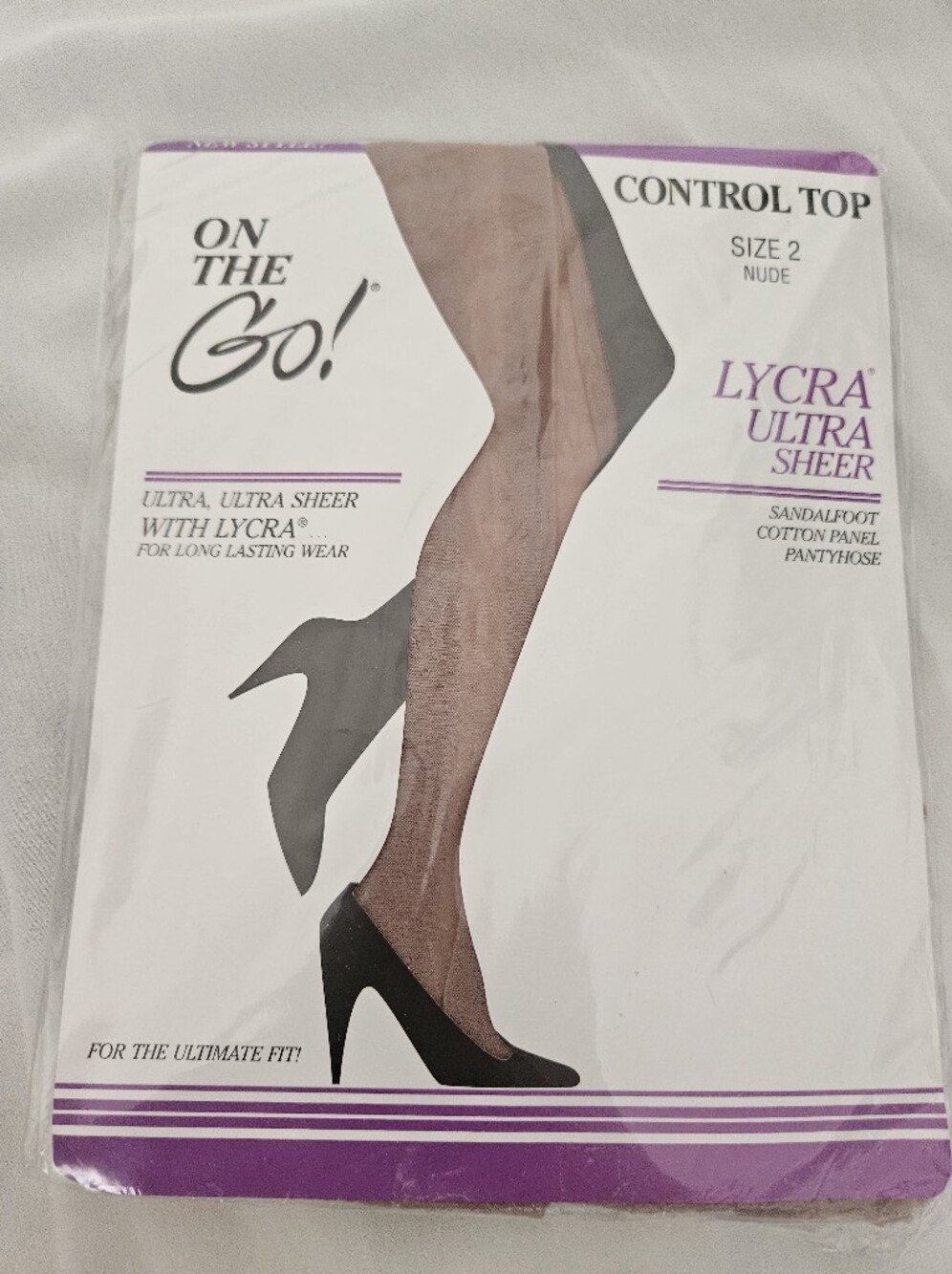 LYCRA Ultra Sheer Sandalfoot Pantyhose - Nude